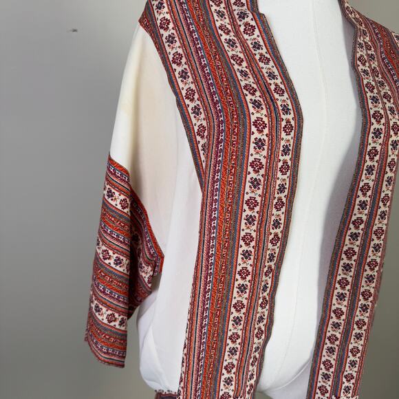 Daniel Rainn 3 4 Sleeve Boho Cardigan Top US Women's M - Picture 5 of 10